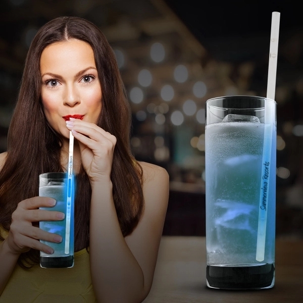 9" Glow Motion Straws in Colors - Image 2