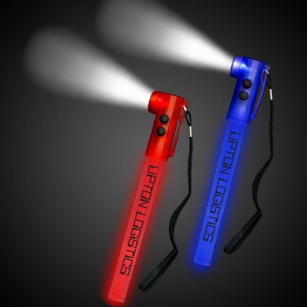 LED Whistle Safety Light Stick - Image 1