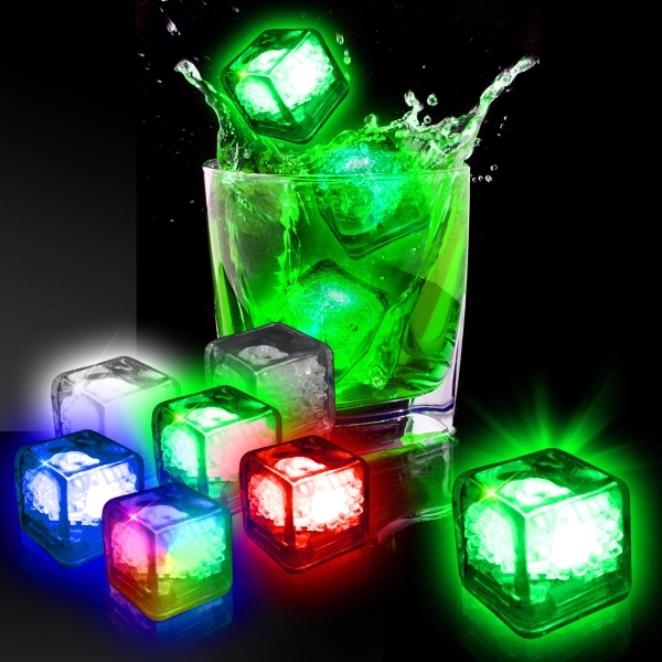 Liquid Activated Light Up LED Ice Cubes - Image 2