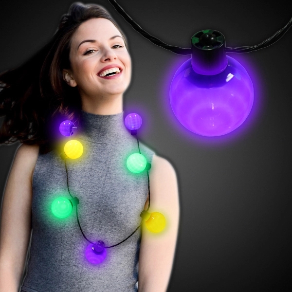 LED Ball Necklaces - Variety of Colors Available - Image 4