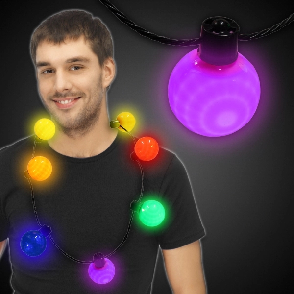 LED Ball Necklaces - Variety of Colors Available - Image 15