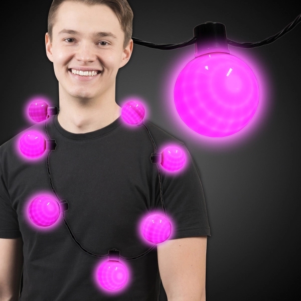 LED Ball Necklaces - Variety of Colors Available - Image 23