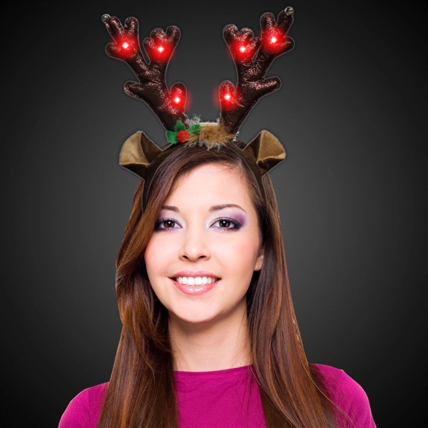 LED  Reindeer Antlers - Image 1