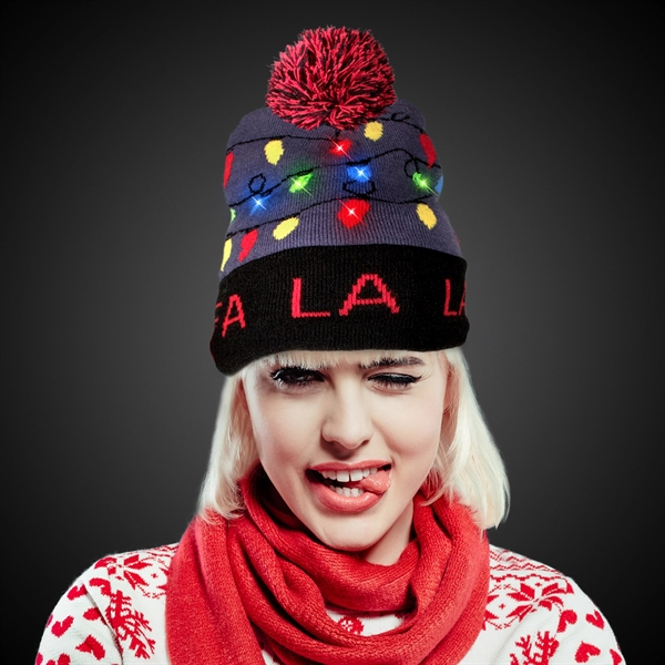 Fa La La Led Hat - Image 1
