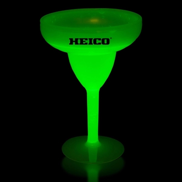 10 oz. Light Up Glow Margarita Glass - Image 3