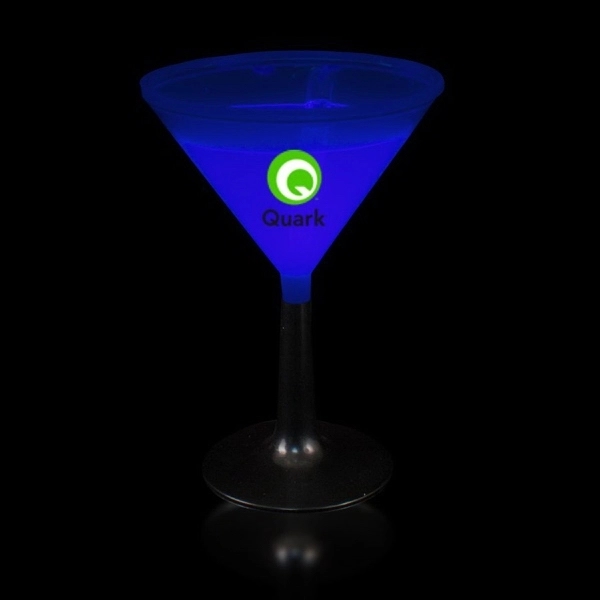 9 oz. Light Up Glow Martini Glass - Image 3