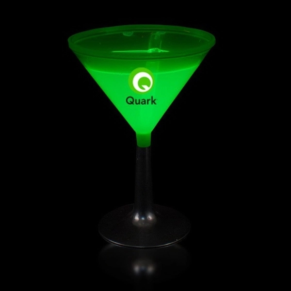9 oz. Light Up Glow Martini Glass - Image 4