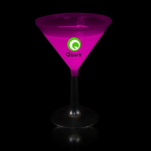 9 oz. Light Up Glow Martini Glass - Image 6