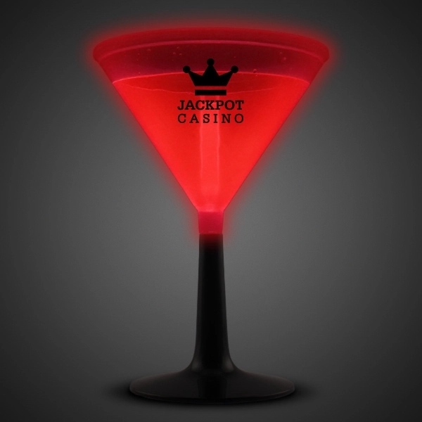9 oz. Light Up Glow Martini Glass - Image 11