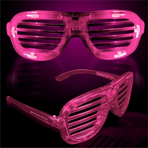 Light-Up Glow LED Slotted Glasses - Image 4