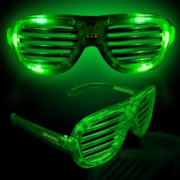 Light-Up Glow LED Slotted Glasses - Image 5