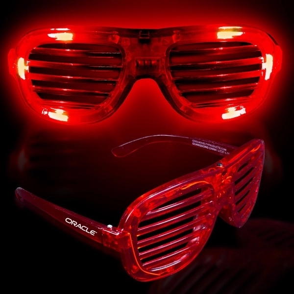 Light-Up Glow LED Slotted Glasses - Image 7