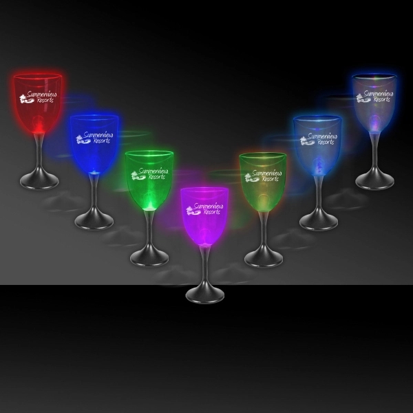10 oz. Lighted LED Wine Glass - Image 2