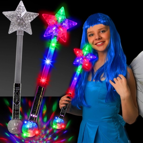 Prism Star LED Wand with Strobe - Image 1