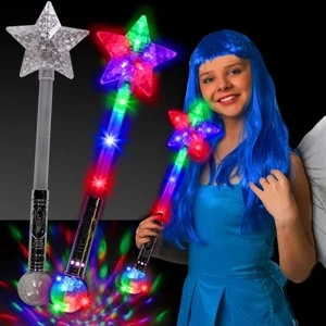 Prism Star LED Wand with Strobe