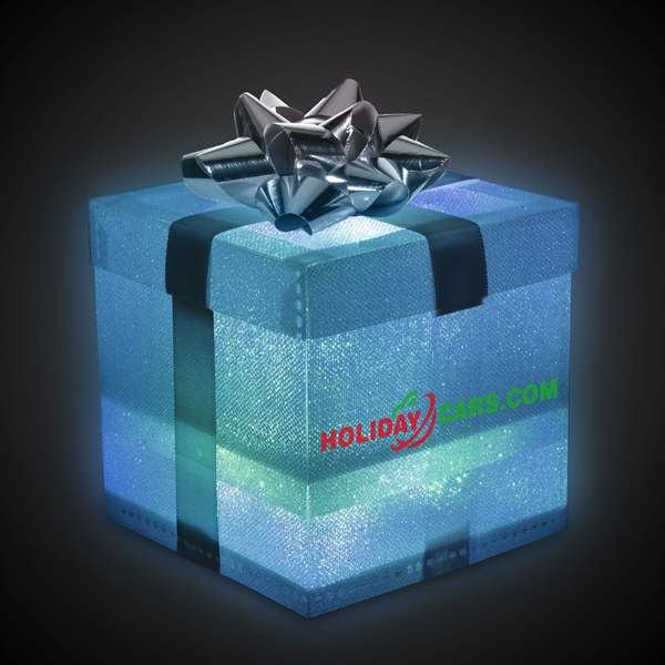 Silver LED Gift Box - Image 1
