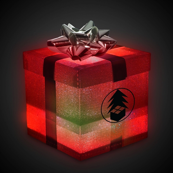 Silver LED Gift Box - Image 2