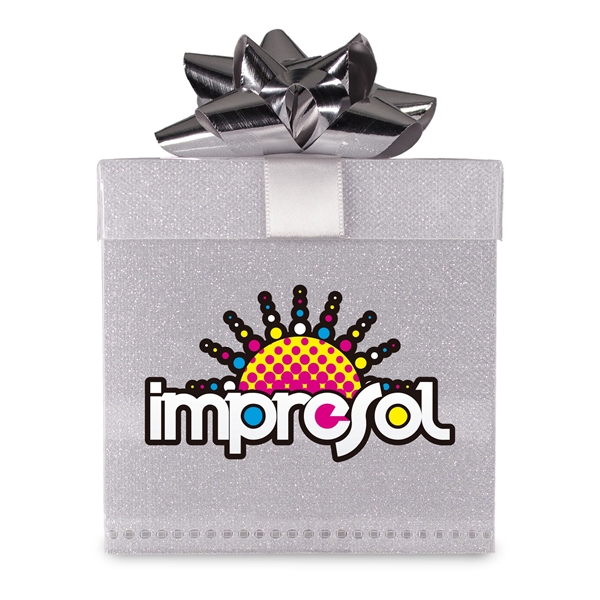 Silver LED Gift Box - Image 3