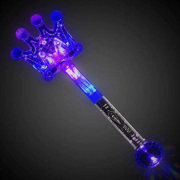 LED Silver Crown Wand - Image 2