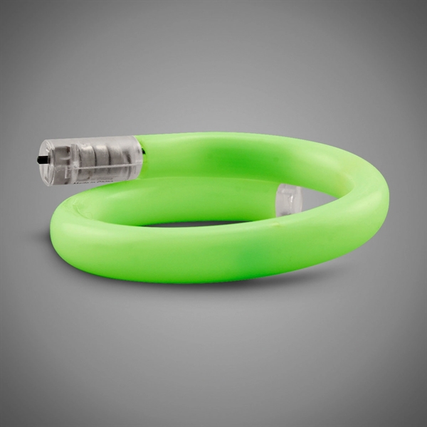 11" Coil Tube Bracelets w/Flashing LED Lights - Image 12