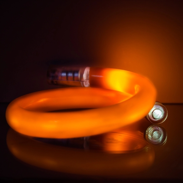 11" Coil Tube Bracelets w/Flashing LED Lights - Image 17