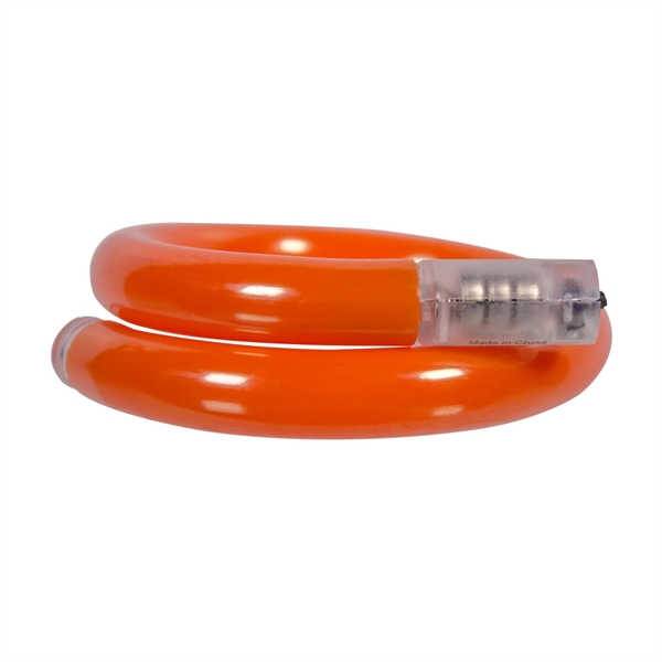 11" Coil Tube Bracelets w/Flashing LED Lights - Image 18