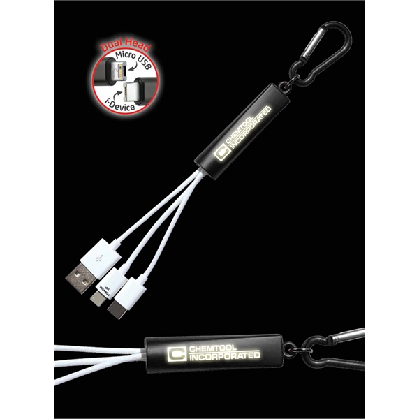 The Beacon Light-Up 3-in-1 Charging Cable - Image 2