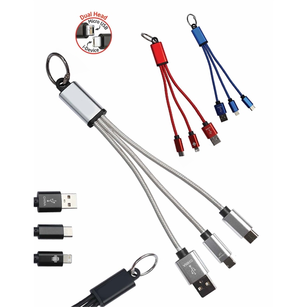 The Tough Braided 3-in-1 Charging Cable - Image 2