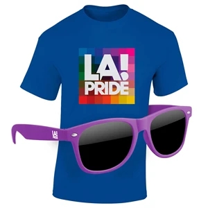 KIT: Full-Color DTG T-Shirt (Dark) & Sunglasses (14x18in)