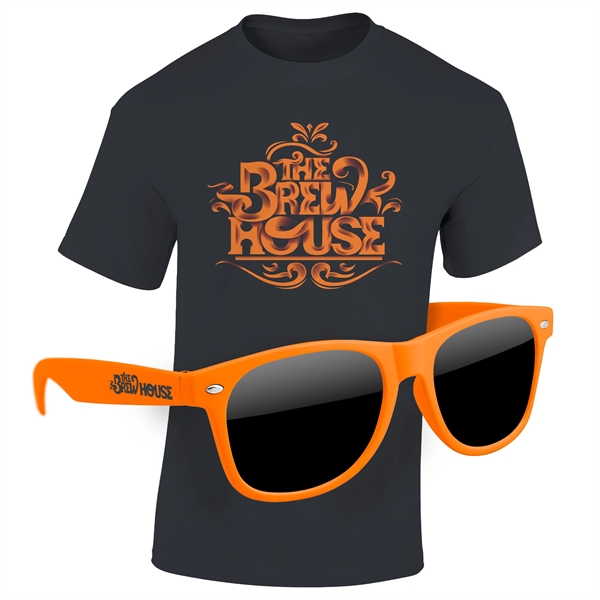 KIT: Full-Color DTG T-Shirt (Dark) & Sunglasses (14x18in) - Image 4