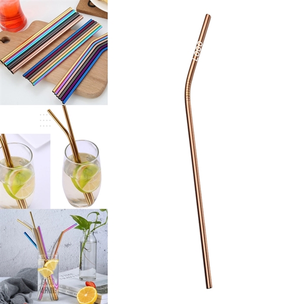 265mm Reusable Stainless Steel Straw - Image 1