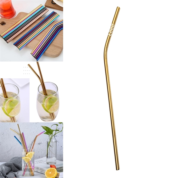 265mm Reusable Stainless Steel Straw - Image 3