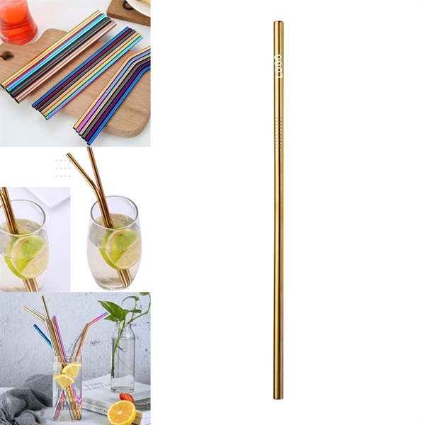 265mm Reusable Stainless Steel Straw - Image 3