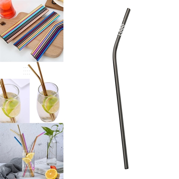265mm Reusable Stainless Steel Straw - Image 4