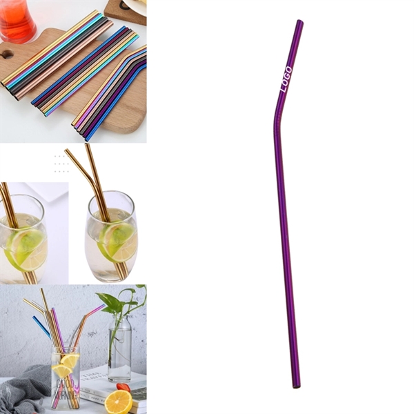 265mm Reusable Stainless Steel Straw - Image 5
