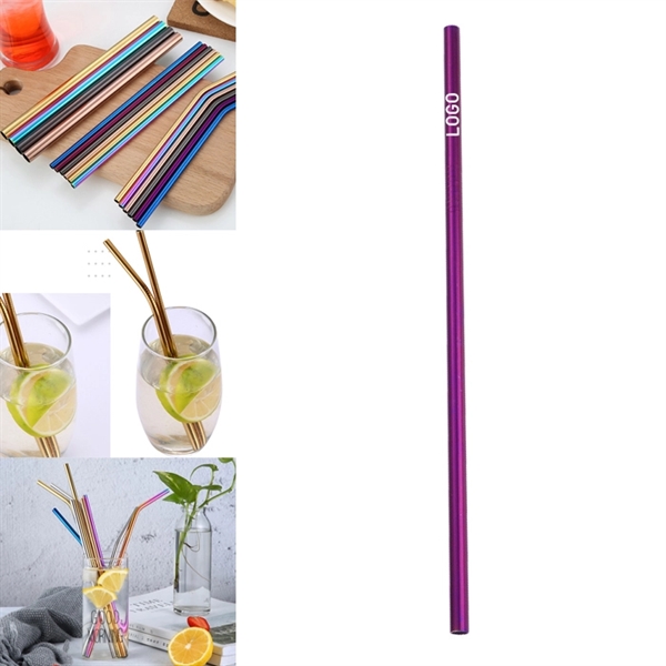 265mm Reusable Stainless Steel Straw - Image 5