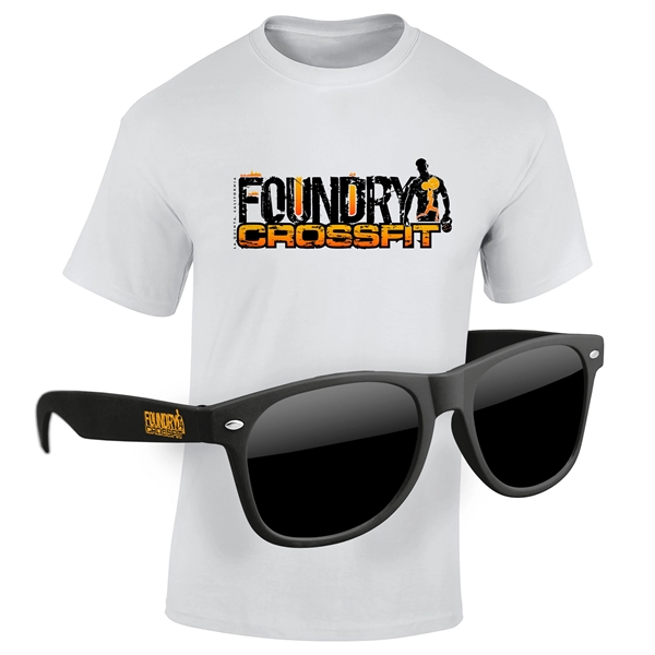 KIT: Full-Color DTG T-Shirt (Light) & Sunglasses (12x12in) - Image 3