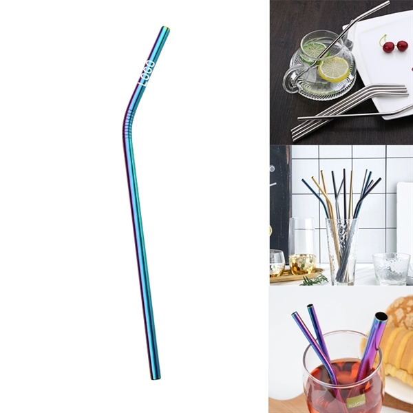 215mm Reusable Stainless Steel Straw - Image 5