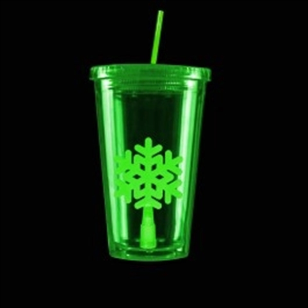 Green Light Up Travel Cup with Insert - Image 5