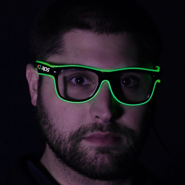 LED EL Sunglasses - Variety of Colors - Image 3