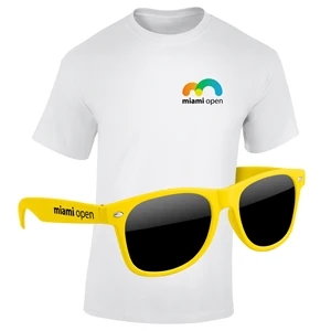 KIT: T-Shirt (Light Color) & Sunglasses