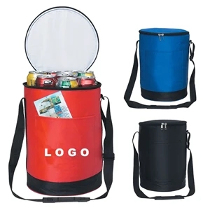 Round Insulated Lunch Cooler Bag