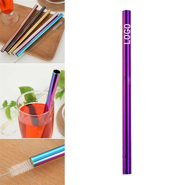 215mm Reusable Stainless Steel Straw - Image 7