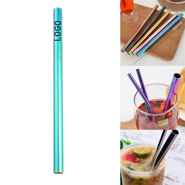 215mm Reusable Stainless Steel Straw - Image 5