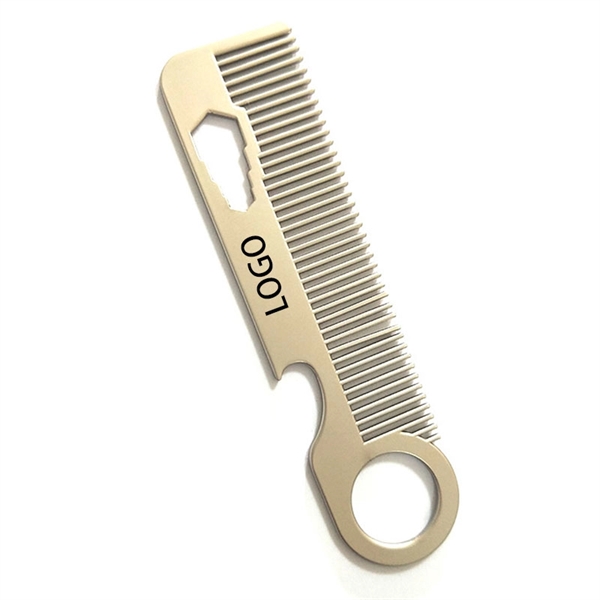 Tumble Metal Comb "The Revolve" with Bottle Opener - Image 1
