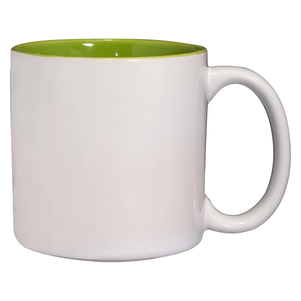 14 oz. Glossy Jamocha Ceramic Mug - Image 4