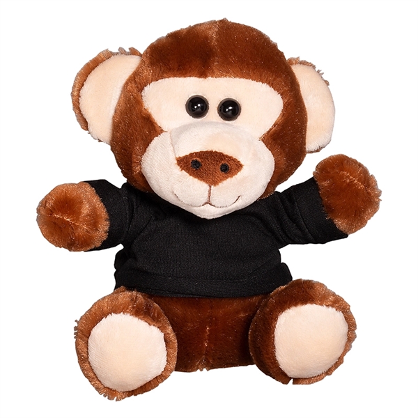 7" Plush Monkey with T-Shirt - Image 2