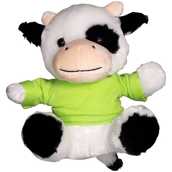 7" Plush Cow with T-Shirt - Image 6