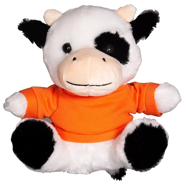 7" Plush Cow with T-Shirt - Image 7
