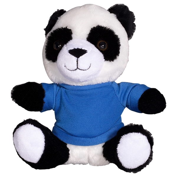 7" Plush Panda with T-Shirt - Image 3